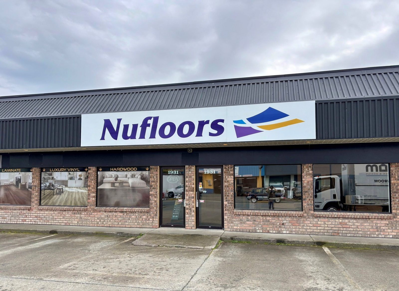Nufloors Campbell River storefront