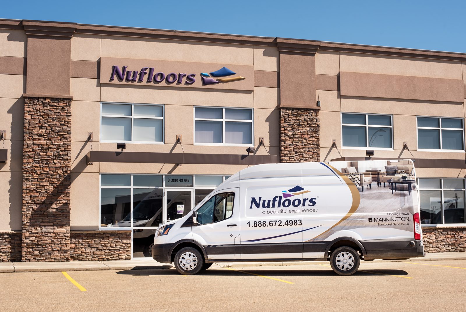 Nufloors Camrose storefront