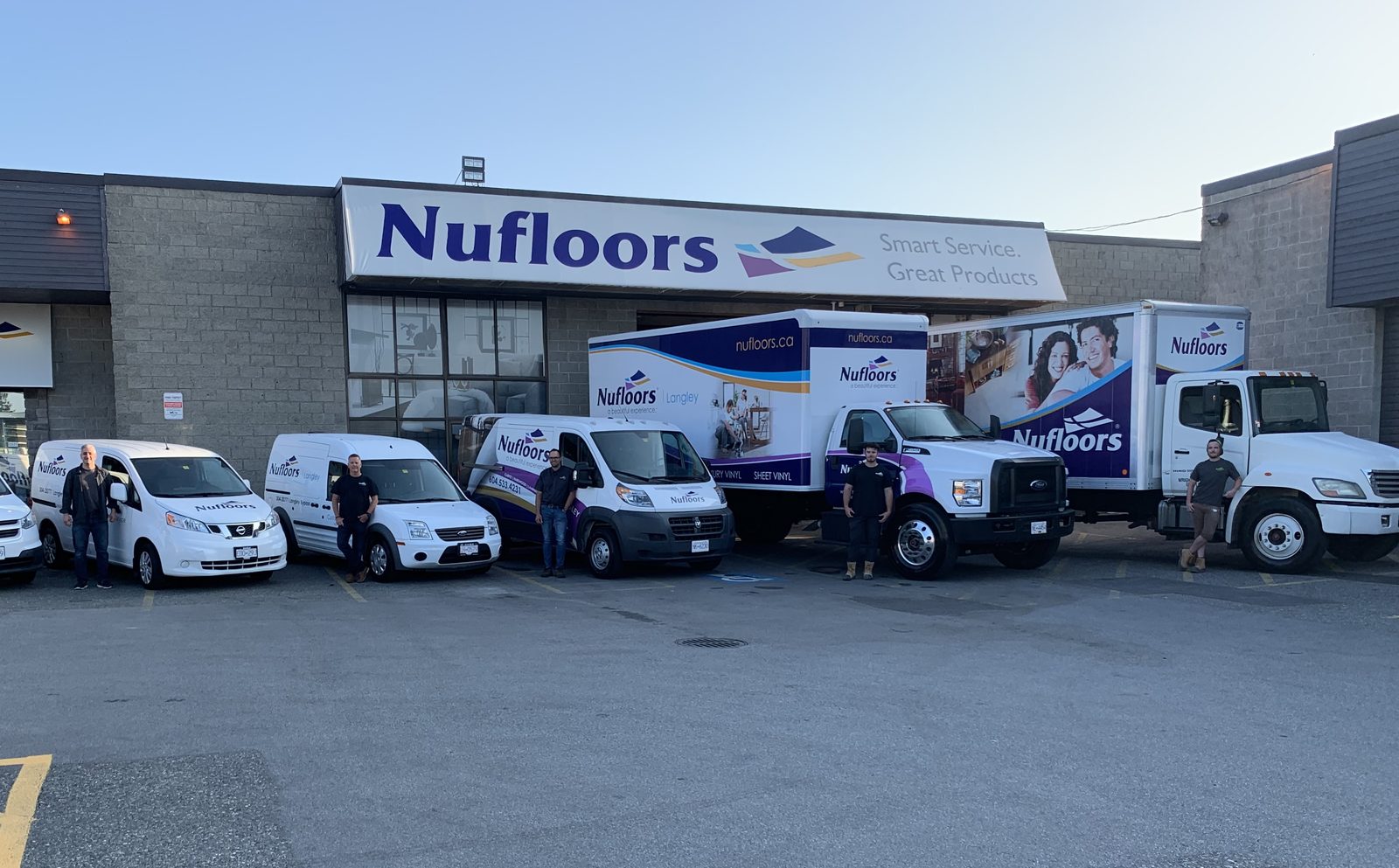 Nufloors Langley storefront