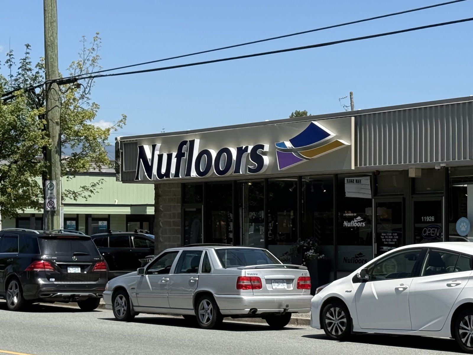 Nufloors Maple Ridge storefront